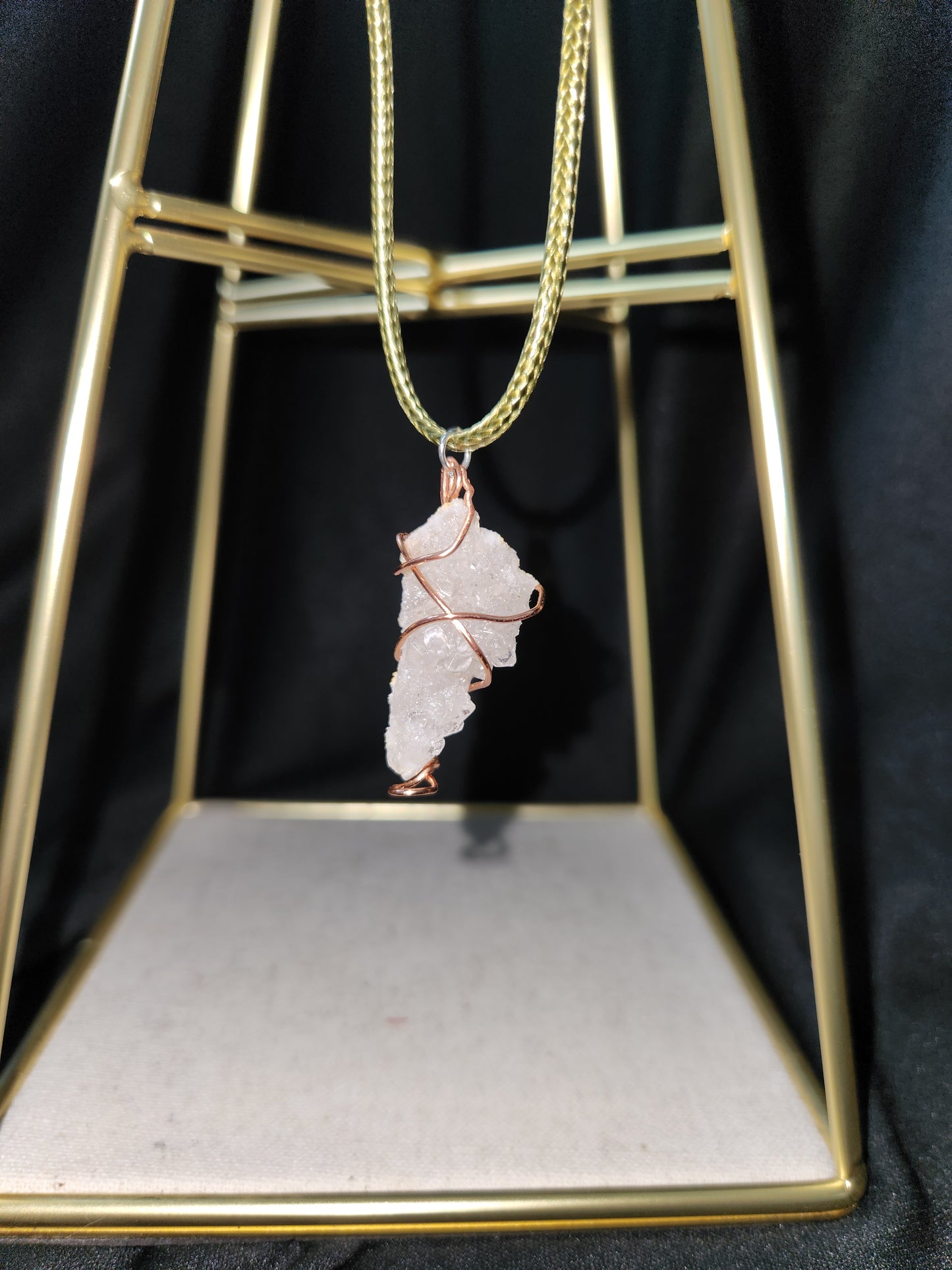 Quartz Geode Necklace