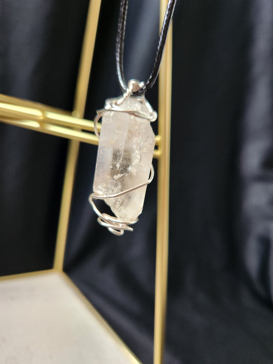 Quartz Crystal Point Necklace