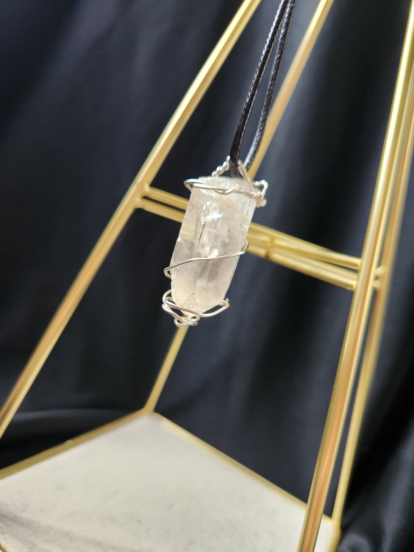 Quartz Crystal Point Necklace