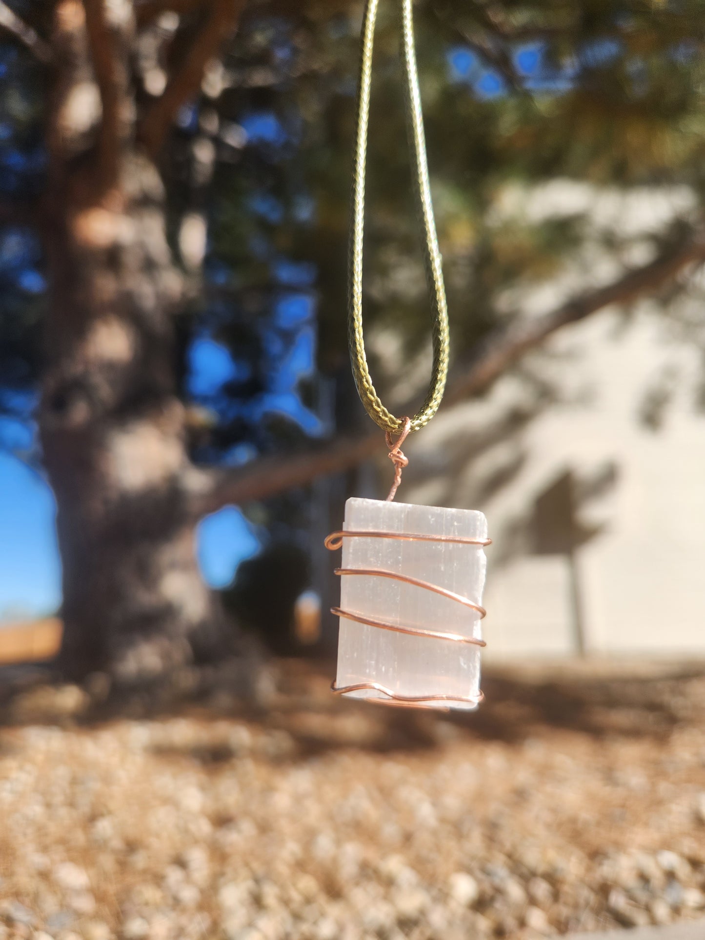 Selenite Necklace