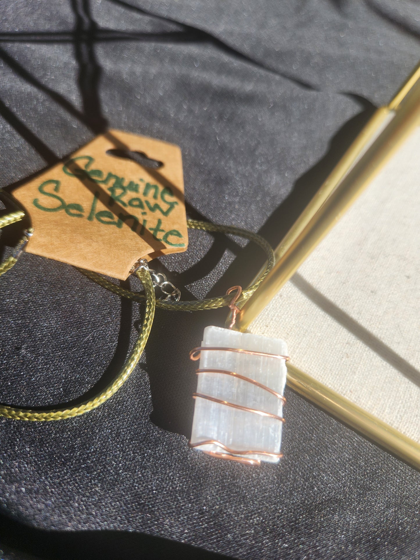 Selenite Necklace