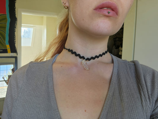 Quartz Crystal Point choker